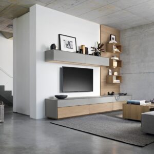 Cubus pure Wohnwand Eiche