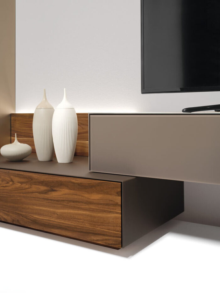Cubus pure Wohnwand Nussbaum - Image 4